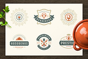 Restaurant Logos & Badges Bundle, a Branding & Logo Template by Vasya Kobelev (Thumbnail 38 of 54)