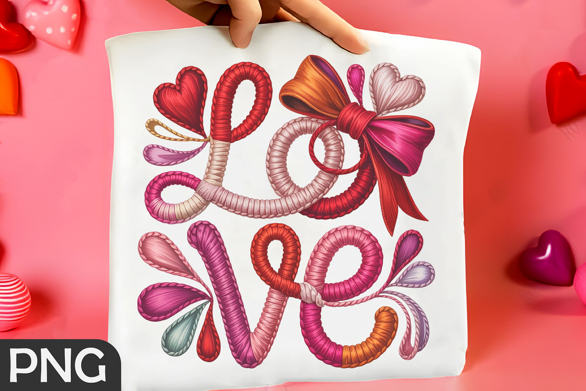 Handmade Style Love Valentine Design, an Illustration by RobertsArt (Photo 3 of 4)