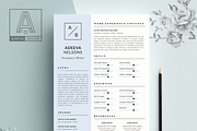 Simple Resume Template Nelson, a Resume Template by AdeevaResume (Thumbnail 2 of 4)