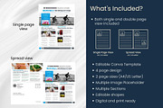 Canva Newsletter Template Financial, an Email Template by PixelCraft (Thumbnail 6 of 15)