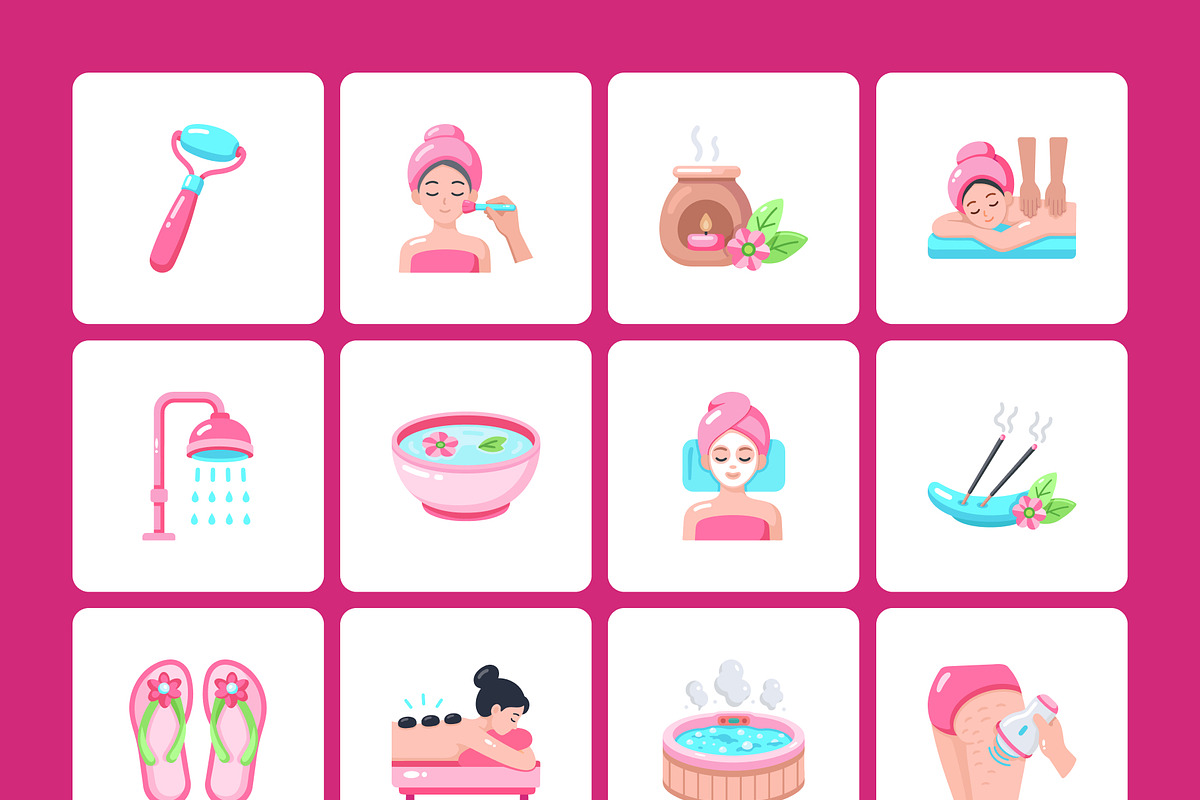 120 Spa & Wellness Bundle Icons, an Emoji Icon by Prosymbols (Photo 10 of 11)