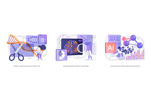 Bioinformatics Innovations abstract, a Technology Illustration by Visual Generation
