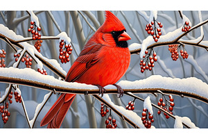 cheer happy holidays cardinal ai, a Person Photo by pikepicture