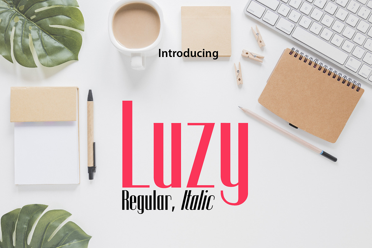 Luzy, a Sans Serif Font by da_only_aan (Photo 2 of 5)