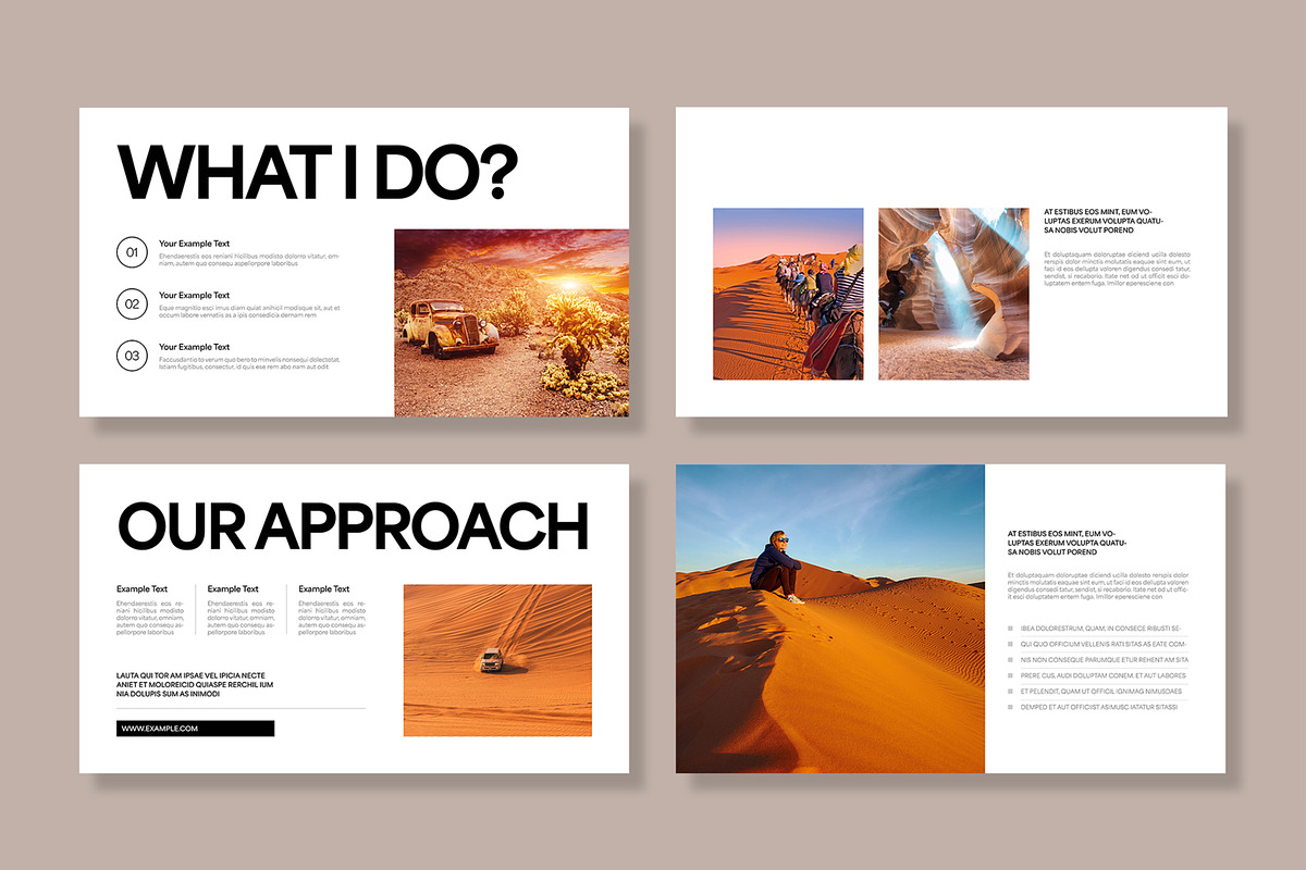 Photography Portfolio Presentation, a Presentation Template by MightyDesign (Photo 4 of 8)