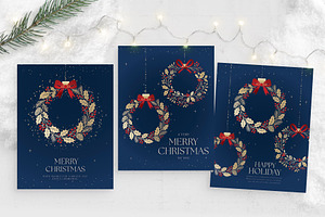 Christmas Wreath Flyer Template, a Flyer Template by BrandPacks