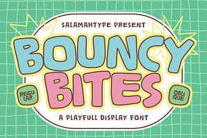 Bouncy Bites – Playful Font