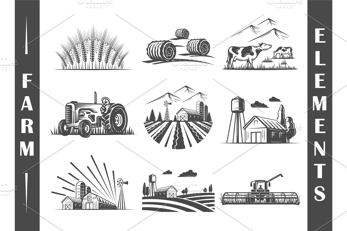 18 Farm Logos Templates, a Branding & Logo Template by Art Design (Photo 4 of 11)