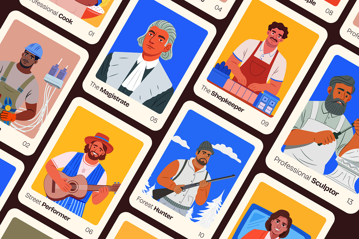 Professions People Character, a Person Illustration by Vectors Market (Photo 5 of 9)