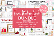 Frame Mockup Creator Bundle, a Product Mockup by Pixomize (Thumbnail 1 of 7)