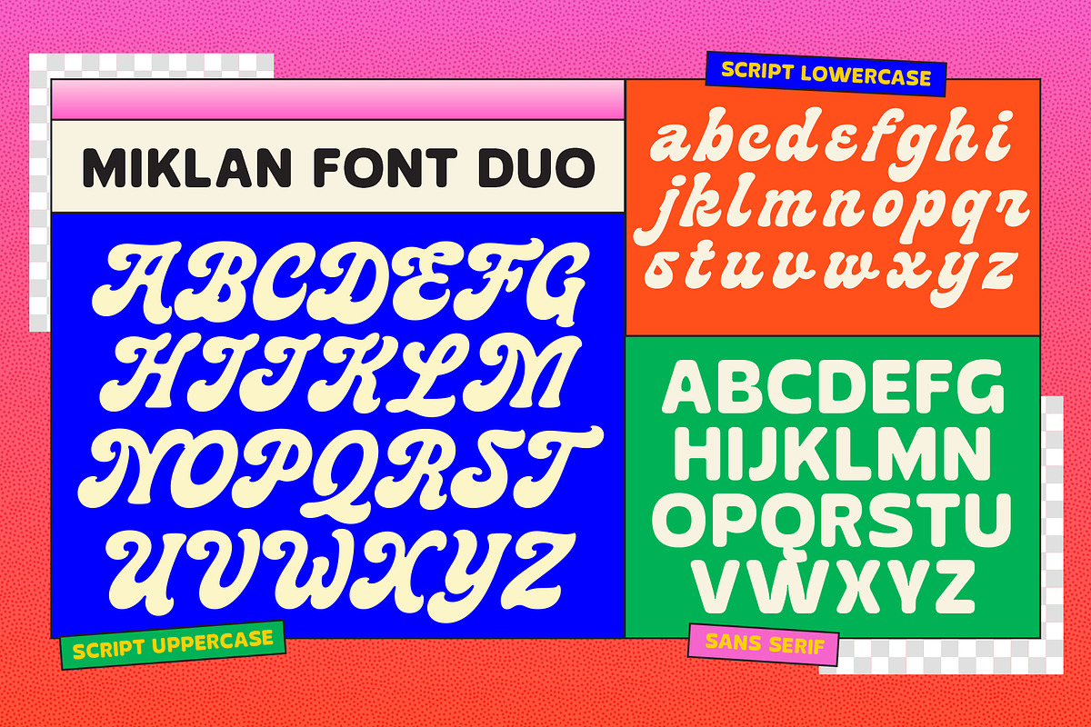 TNSC Miklan - Font Duo, a Script Font by The Native Saint Club (Photo 13 of 16)