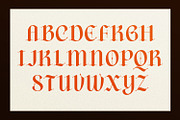 Diences Display Blackletter Font, a Blackletter Font by Typetemp Studio (Thumbnail 4 of 19)