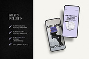 Purple Bold Instagram Template, a Social Media Template by Row Creative (Thumbnail 2 of 10)