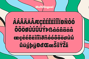 Mugfy – Wavy Squiggly Sans Font, a Sans Serif Font by Tiptop Graphic (Thumbnail 5 of 9)