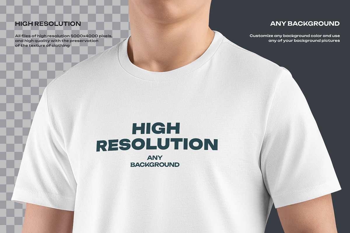 7 Mockups Man T-Shirt, a Shirt Mockup by Grow Design Craft Studio (Photo 6 of 7)