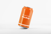 6 Short Aluminum Cans Mockup Pack, a Cups & Container Mockup by DreamVisuals (Thumbnail 6 of 7)