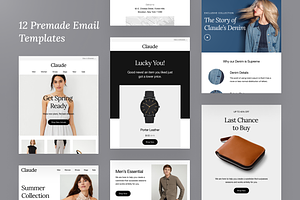 Claude - Fashion Email Templates