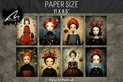 Whimsical Ladybug Girl, Collage Page, a Person Illustration by Digital Art Mahdiseño (Thumbnail 3 of 9)