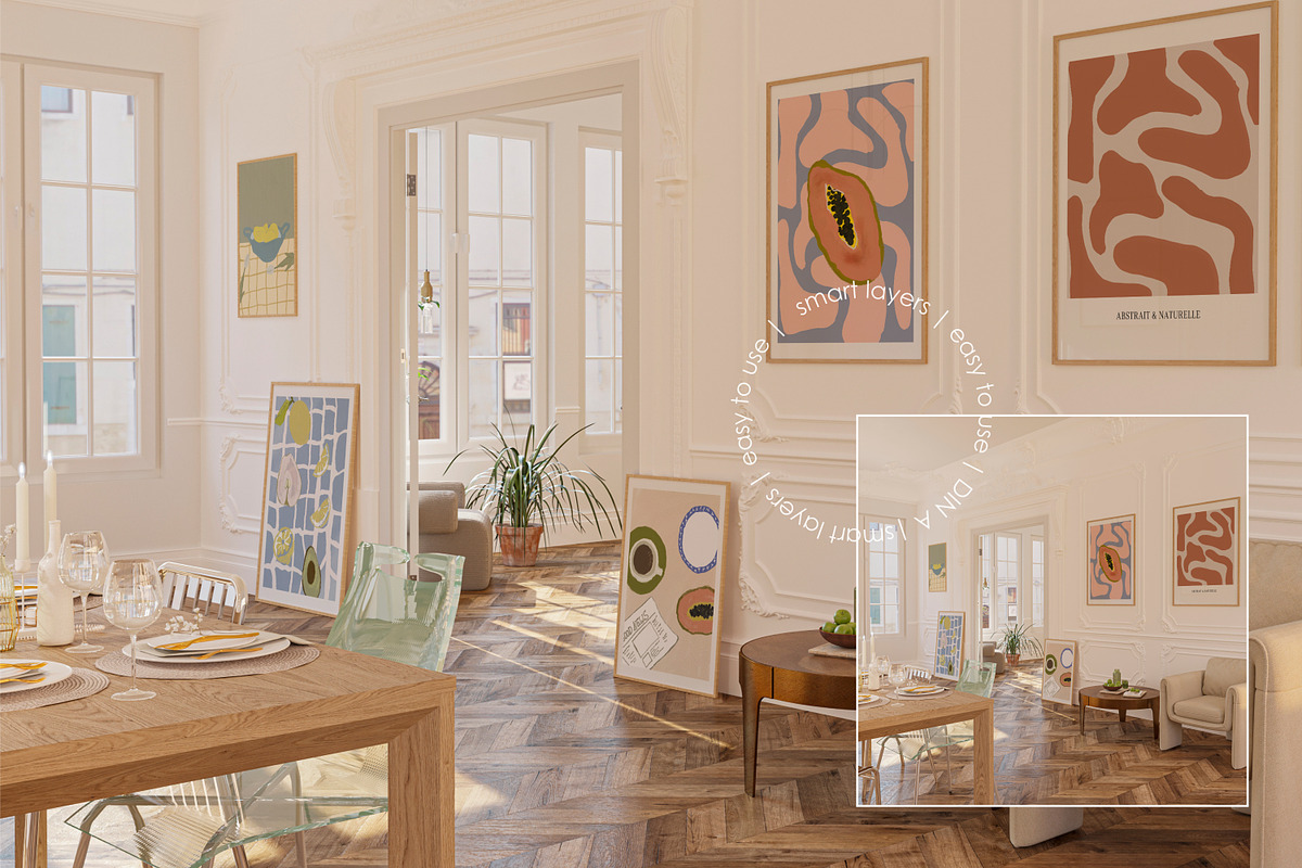 ADELE ROOM | Frame mockup set, a Household Mockup by yuliyuri.studio (Photo 10 of 44)