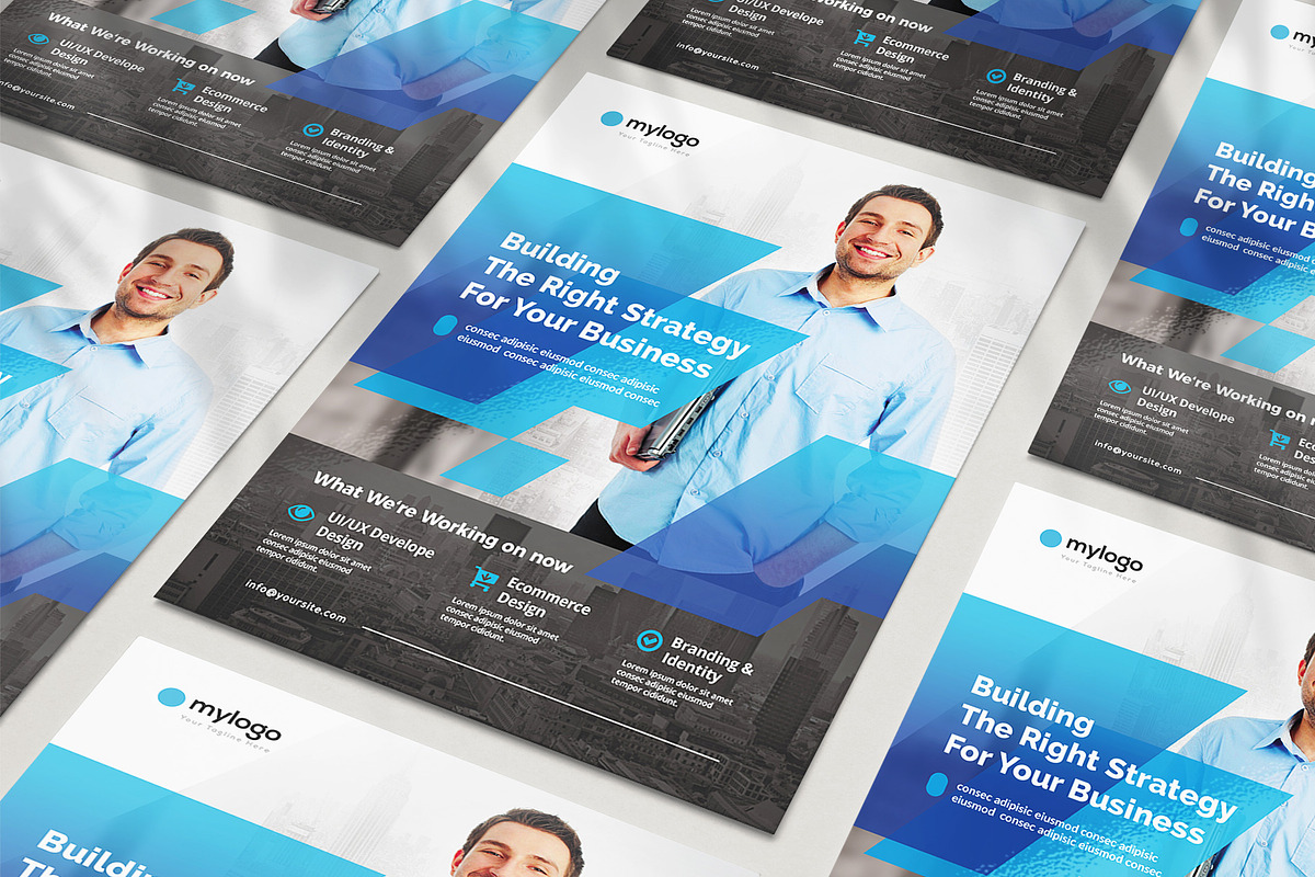 Corporate Bussiness Flyer Template, a Flyer Template by jobnabru (Photo 1 of 2)