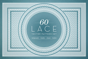 Digital Lace Borders & Backgrounds