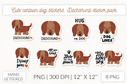 Cute dog stickers. Puppy Christmas, an Object Graphic by Let's Art (Thumbnail 18 of 24)
