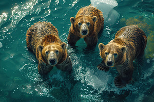 polar bear at the north pole, a Photo by Pictures for you!!!!!!!!!