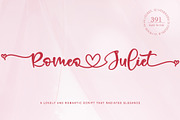 Romeo Juliet, a Script Font by Letterara (Thumbnail 1 of 12)