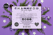 Thank You Card For Small Business #9, a Flyer Template by Oskar Wantopi (Thumbnail 1 of 3)