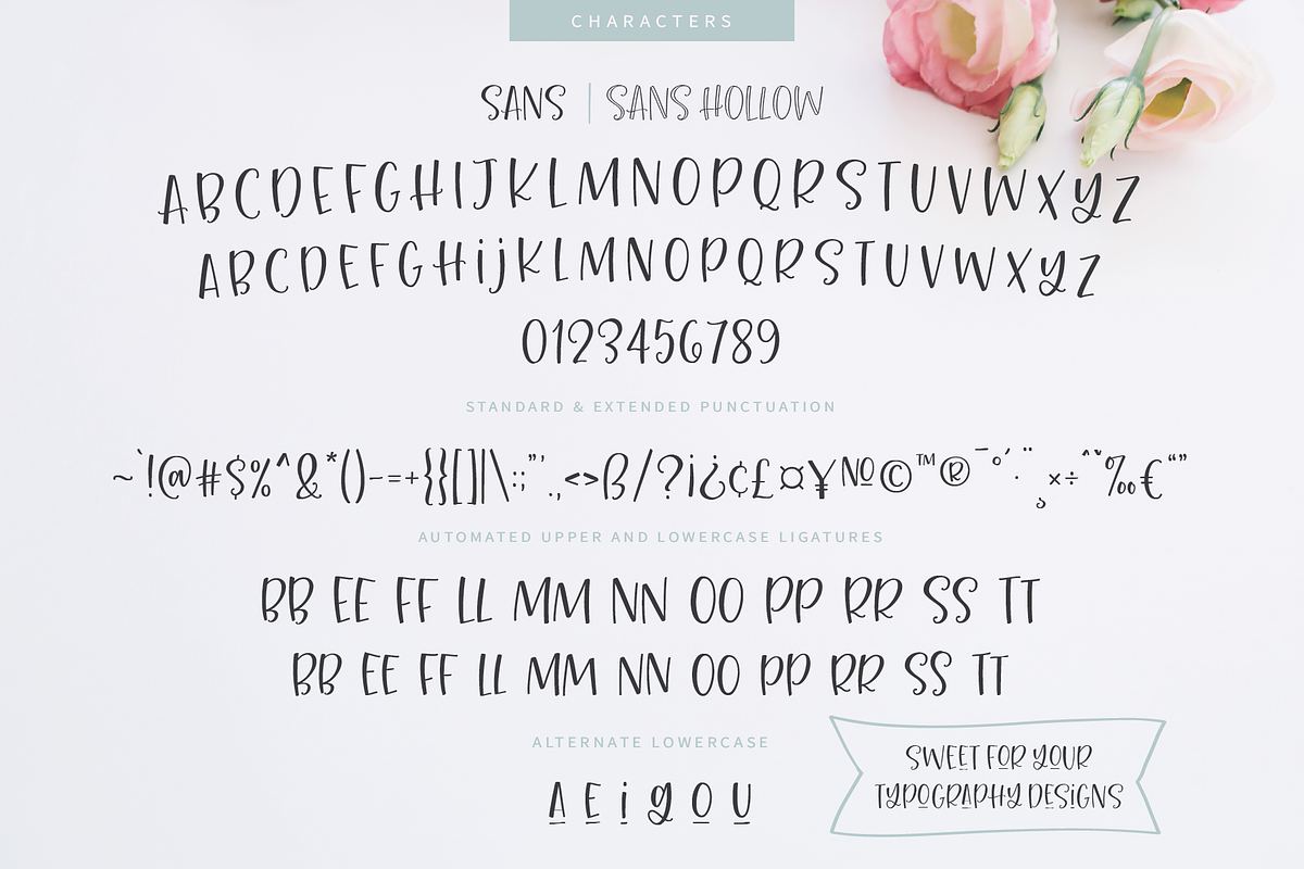 Roseroot Cottage Font Collection, a Script Font by Emily Spadoni (Photo 13 of 20)