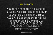 Malibu House -Experimental Brutalist, a Symbol Font by ikiiko (Thumbnail 6 of 7)