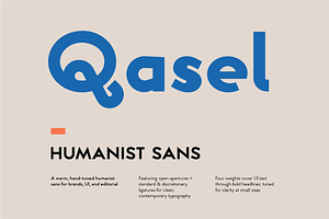 Qasel Sans — A Humanist Sans Serif