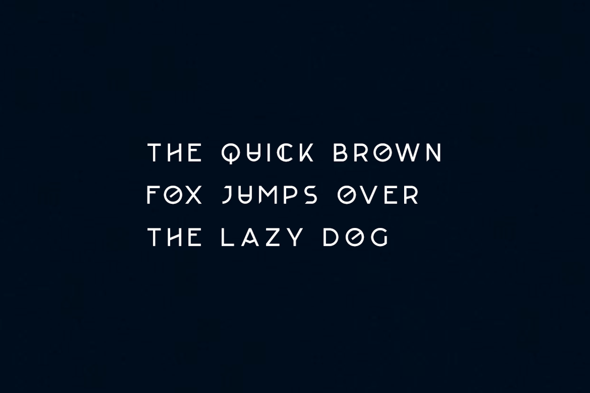 AUGOR - Unique Display Logo Typeface preview 3