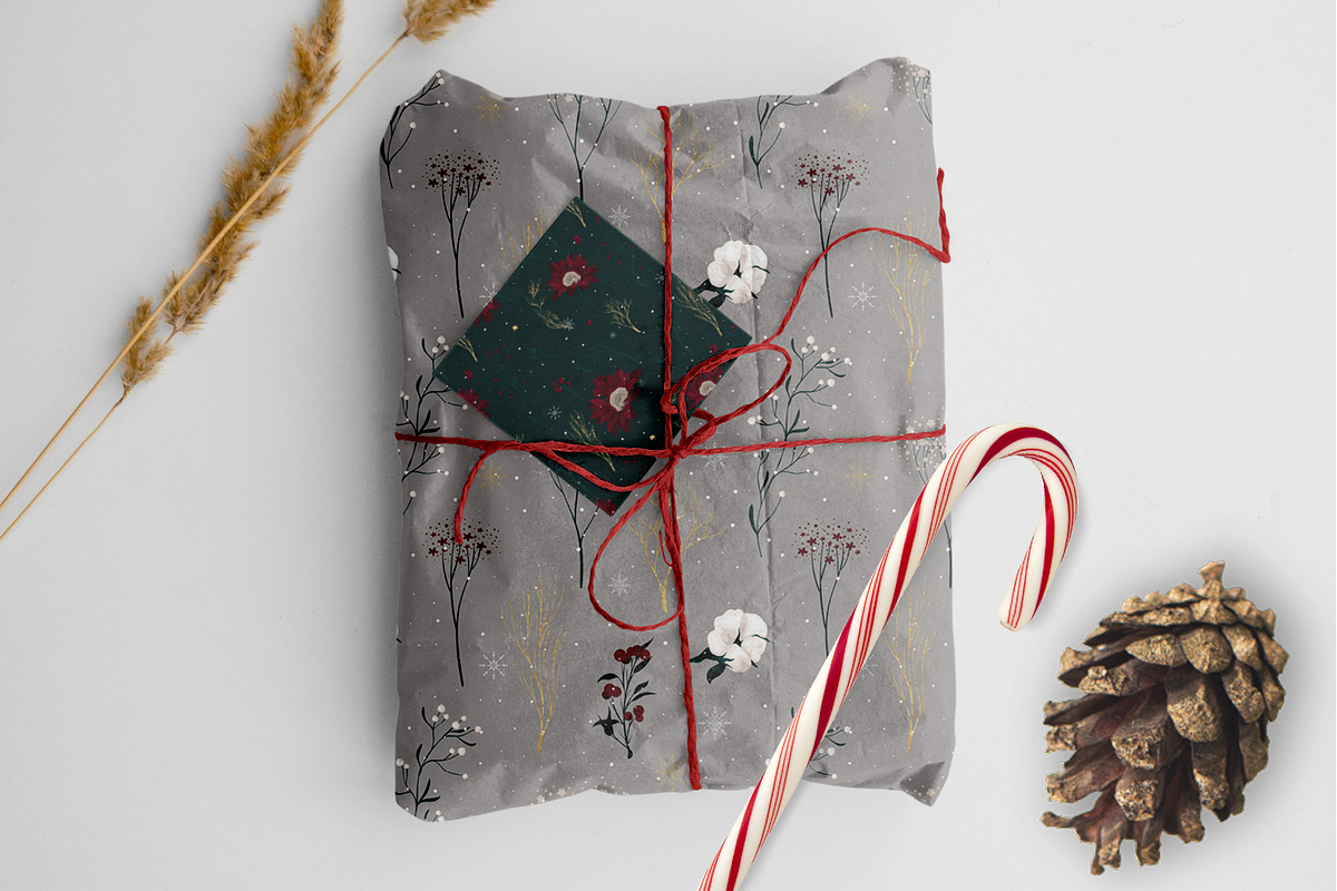 10 Vector Christmas Patterns, a Pattern Graphic by HmarkaShop (Photo 4 of 5)