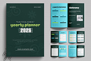 Yearly Planner Design Template, a Brochure Template by MightyDesign (Thumbnail 1 of 6)
