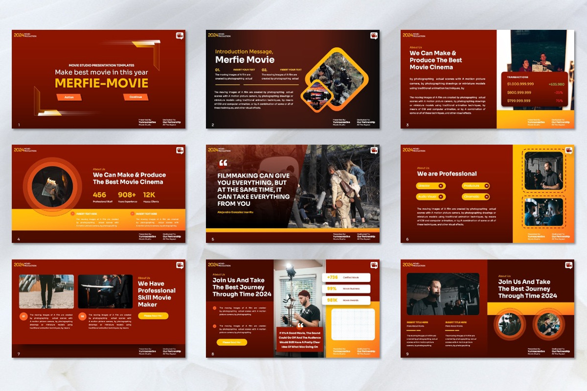 Merfie - Movie Studio Keynote, a Presentation Template by Dhabee (Photo 6 of 7)
