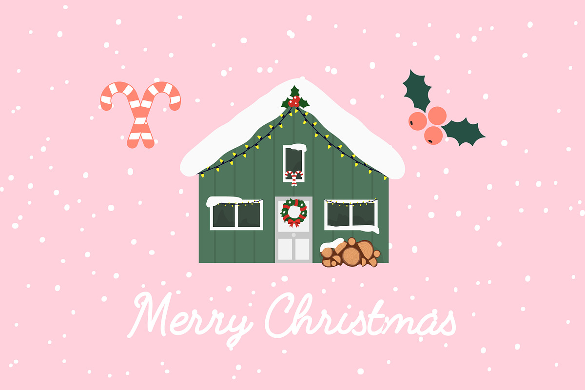 Happy Winter vector graphics, a Decorative Illustration by yabluko_draws (Photo 3 of 8)