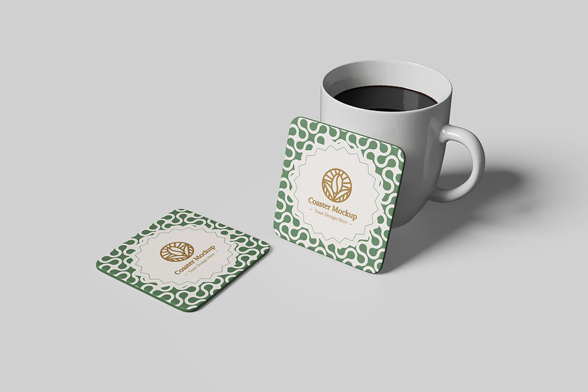 Coaster Mockup, a Product Mockup by bimockup (Photo 5 of 6)