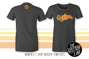 Women's T-Shirt Mockup Templates, a Shirt Mockup by TheVectorLab (Thumbnail 3 of 4)