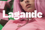 Lagande - Modern Sans, a Sans Serif Font by Almeera Std (Thumbnail 1 of 5)