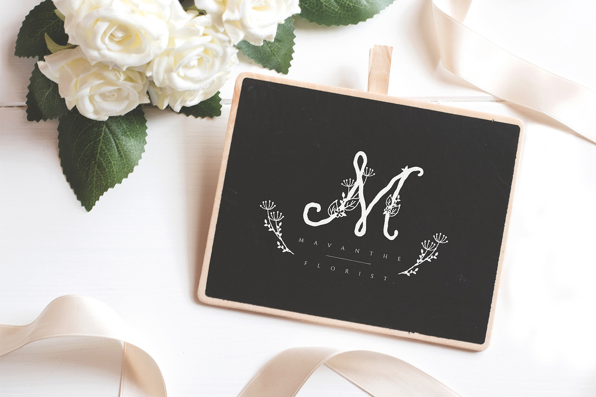 Efelious - floral monogram set, an Object Graphic by Euonia Meraki (Photo 9 of 12)