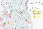 Berry Bunny Puppy Seamless Patterns, a Pattern Graphic by Svitlana Kharchuk (Thumbnail 8 of 11)