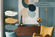 BM Mid Century Modern Paint Palette, a Presentation Template by CONCEPT COLORS (Thumbnail 6 of 9)