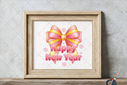 New Year Pink Coquette Bow PNG, an Illustration by Creative Art (Thumbnail 4 of 6)