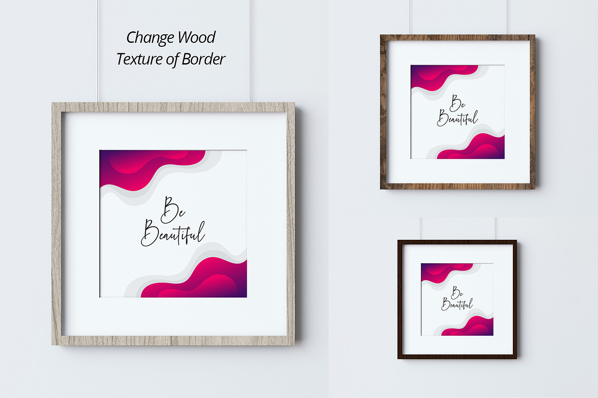 Minimal Square Frame Mockup, a Product Mockup by Graphic Xtreme (Photo 3 of 3)