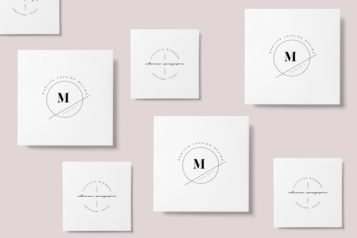 50 Trending Minimal Logo Bundle V01, a Branding & Logo Template by XpertgraphicD (Photo 5 of 15)