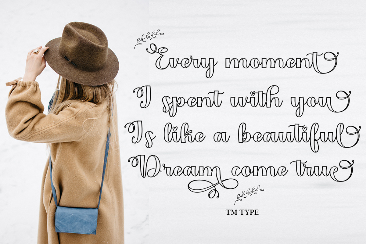 Baile Guneta, a Script Font by TM Type (Photo 5 of 10)