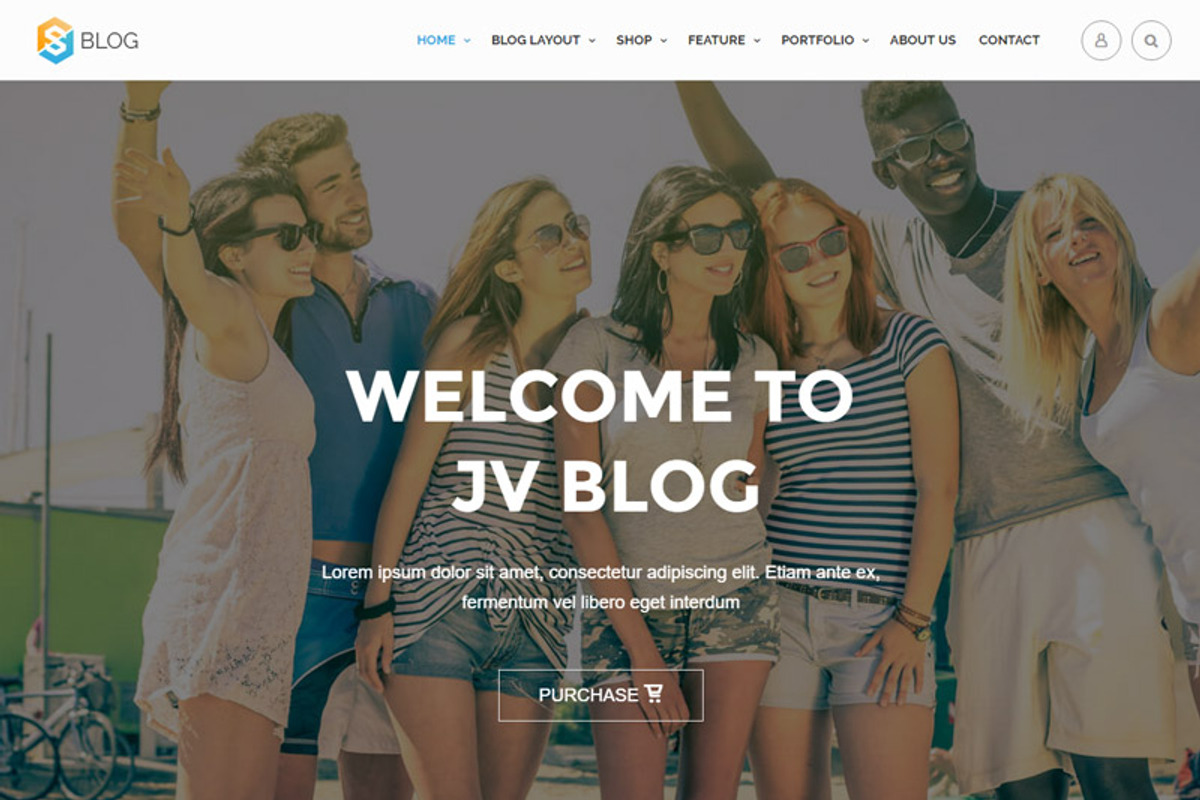 JV Blog Responsive Wordpress Theme, a WordPress Template by osstemplate (Photo 5 of 7)
