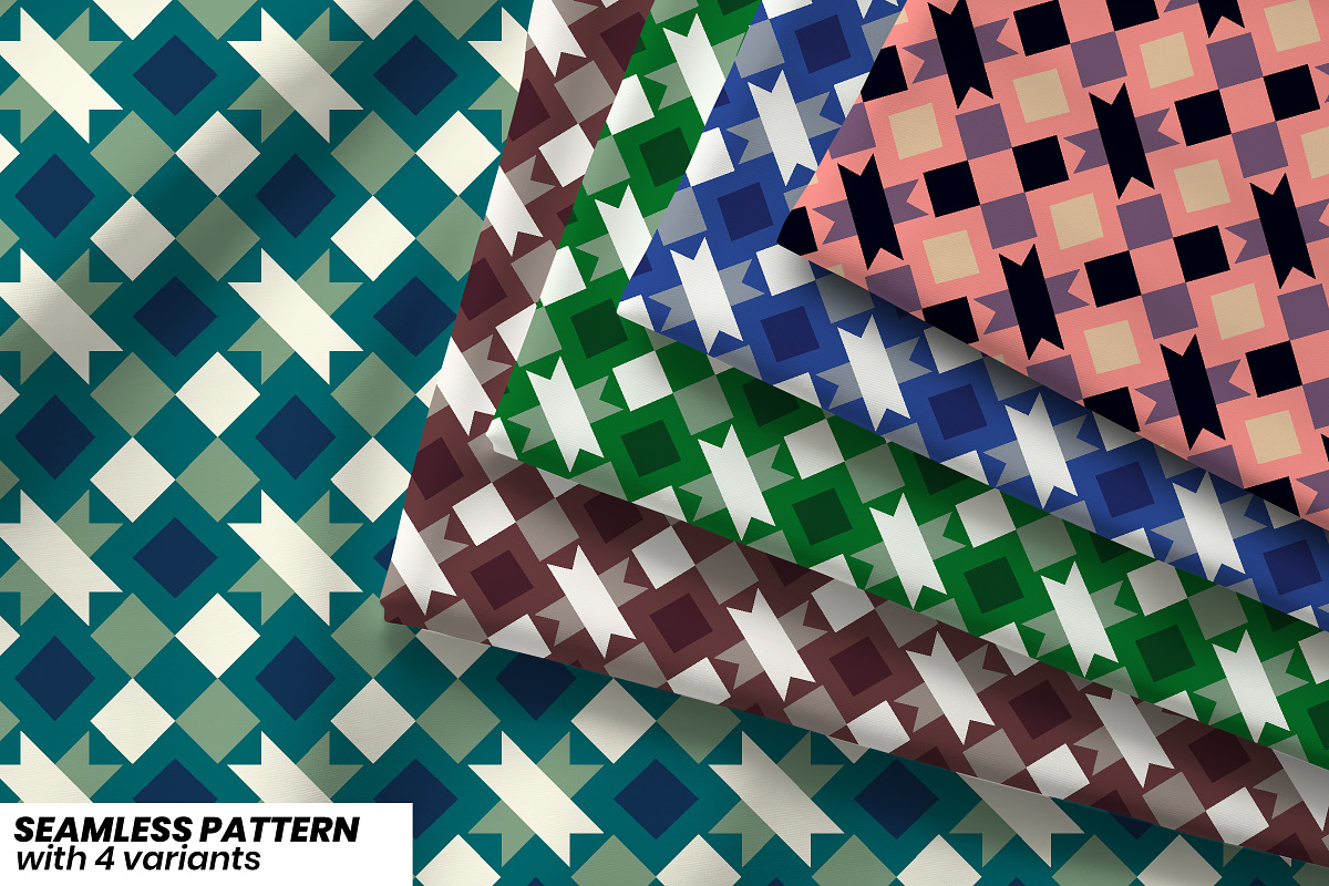 Star Grid Pattern, a Pattern Graphic by Pyopo (Photo 1 of 3)
