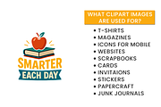 Back to School Clipart Bundle, an Object Graphic by Nina Shaw (Thumbnail 3 of 10)